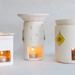 Hornillo para aromaterapia + Velas